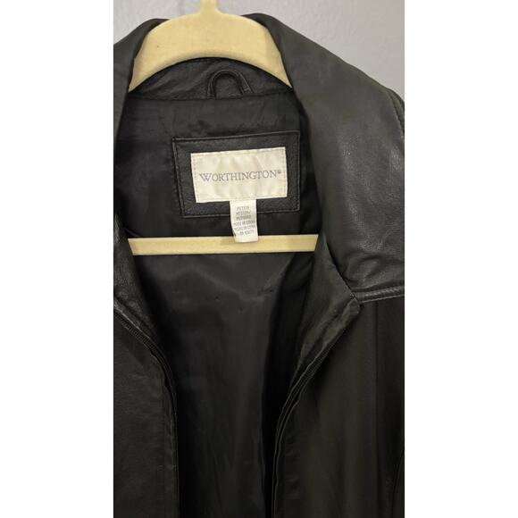 Worthington Black Lather Jacket - Picture 2 of 4